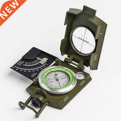 Multifunctional Metal Geological Compass Waterproof Fluoresc