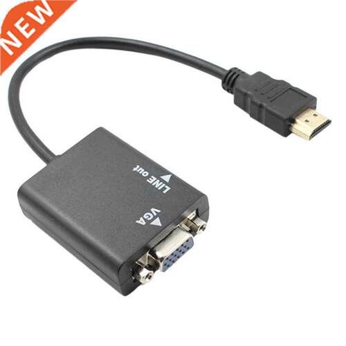 1080 P HD to VGA Adapter Cable Portable Video Converter Cord