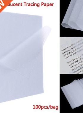 100pcs Translucent Tracing Paperfor Patterns Calligraphy