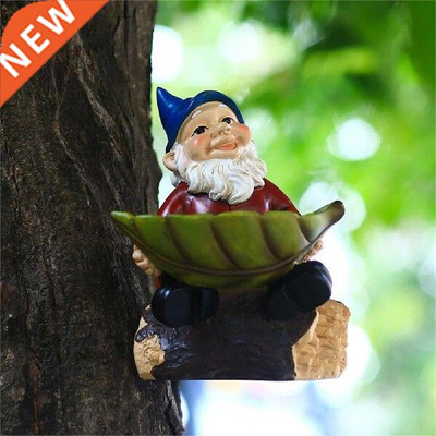 Bird Feeder Ornament Vivid Waterproof Resin Cartoon Dwarf