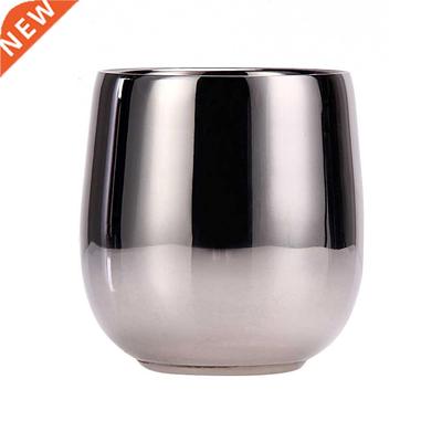 180ML Dual Layer Stainless Steel Shaving Bowl Heat Insulatio