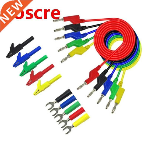 Stackable 4mm Banana Plug Copper Test Lead Kit for Multimete