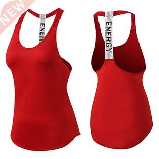 Gym Top Black Sleeveless Yoga Top Gym Women Shirt Fitness T-