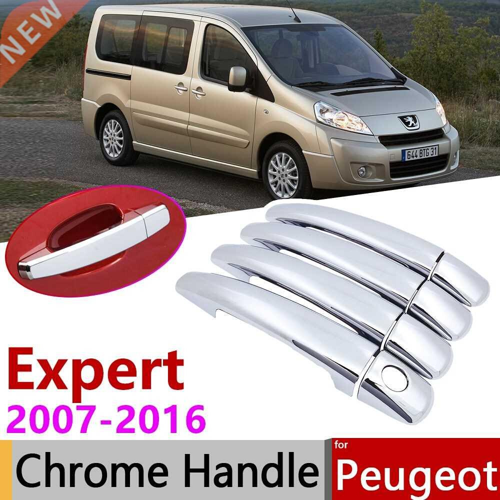 for Peugeot Expert Tepee 2007~2016 Chrome Door Handle Cover