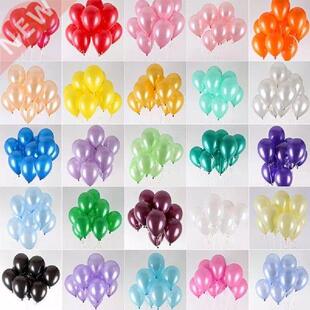 20Pcs birthday balloons 10inch 1.5g Latex Helium balloon