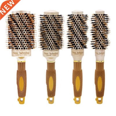 New Handle Nano Technology Ceramic Round Brush For Blow Dry