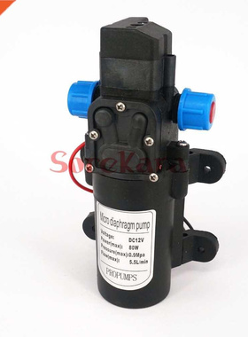 DC 12V/24V 80W Micro Diaphragm Water Pump Self-priming Boost