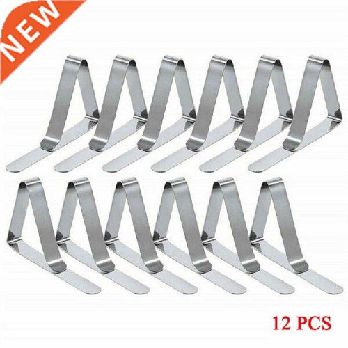 12 Pcs Table Cloth Clips Cover Desk Skirt Holder Party