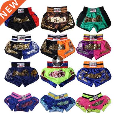 Kickboxing Fight Tiger Muay Thai Shorts Adult Kids Light Bre