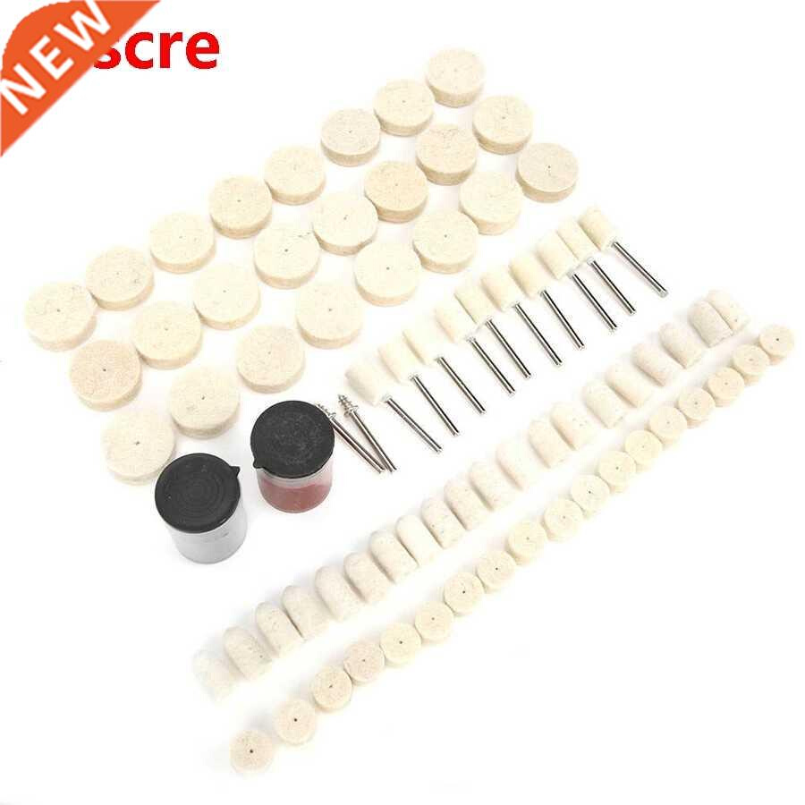 76pcs Grinding Wheel Disc Felt Wool Buffing Pads Polishing G