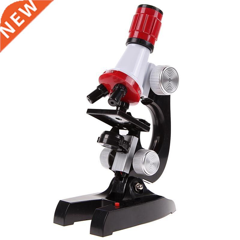 Microscope Kit Lab LED 100X1200X Home School Educational Toy