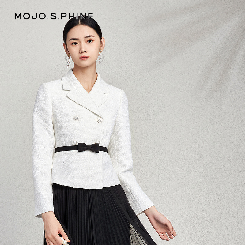 MOJO收腰显瘦气质短外套