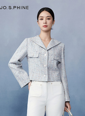 【舒心】朗姿/MOJO AVENUE莫佐优雅气质小香风短外套2025年