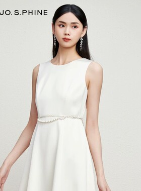 【舒心】【陈妍希同款】MOJO AVENUE莫佐醋酸双缎面连衣裙