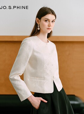 【舒心】MOJO AVENUE莫佐2025冬新款新中式艺术感短外套女高级感