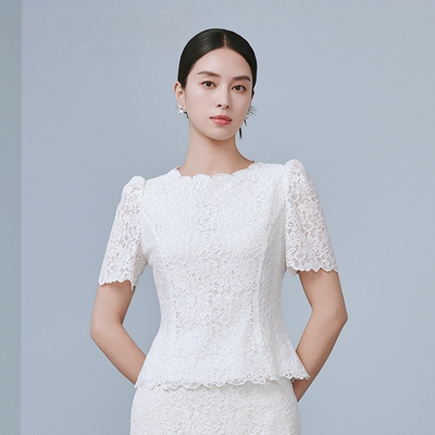 朗姿/MOJO AVENUE莫佐浪漫复古镂空雕花短外套2025年新款摩