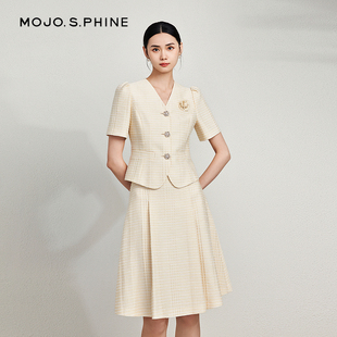 时尚 朗姿 精致半身裙2024春夏新款 AVENUE莫佐浪漫法式 MOJO