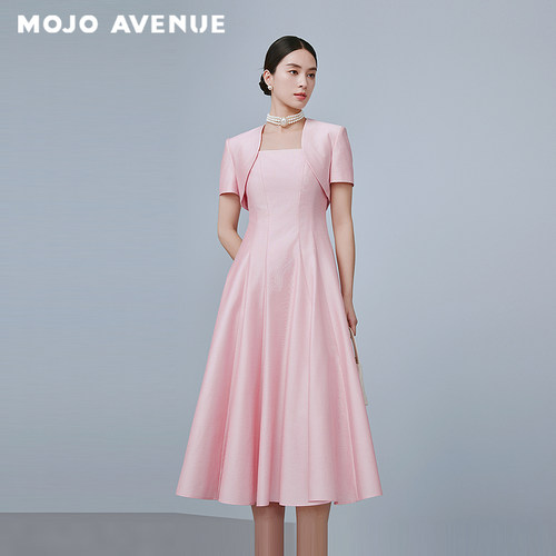 朗姿/MOJO AVENUE莫佐优雅千金风可拆卸连衣裙套装2025年新