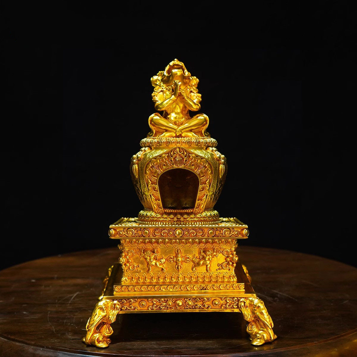 藏式纯铜护摩炉煨桑香烟供