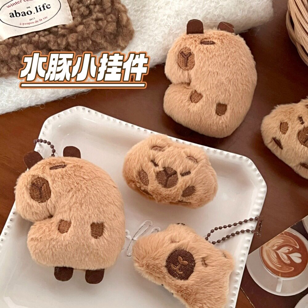 通挂饰挂链小号豚鼠胸针饰品公仔
