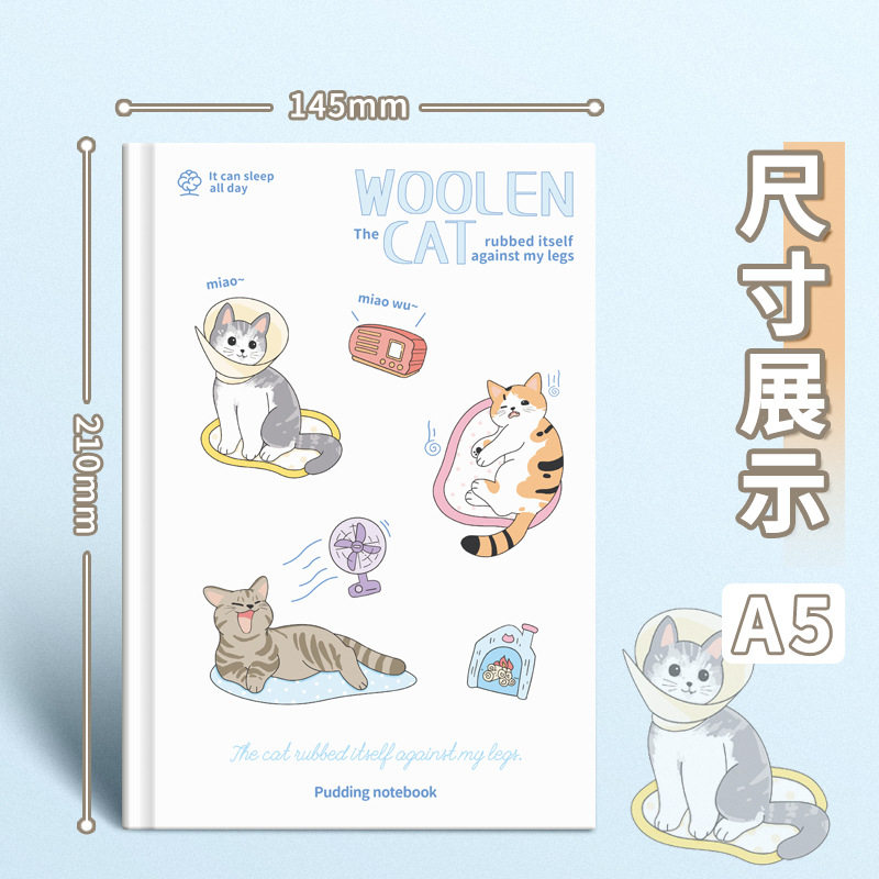 抄硬壳记事本A4B5A5课堂硬皮日记
