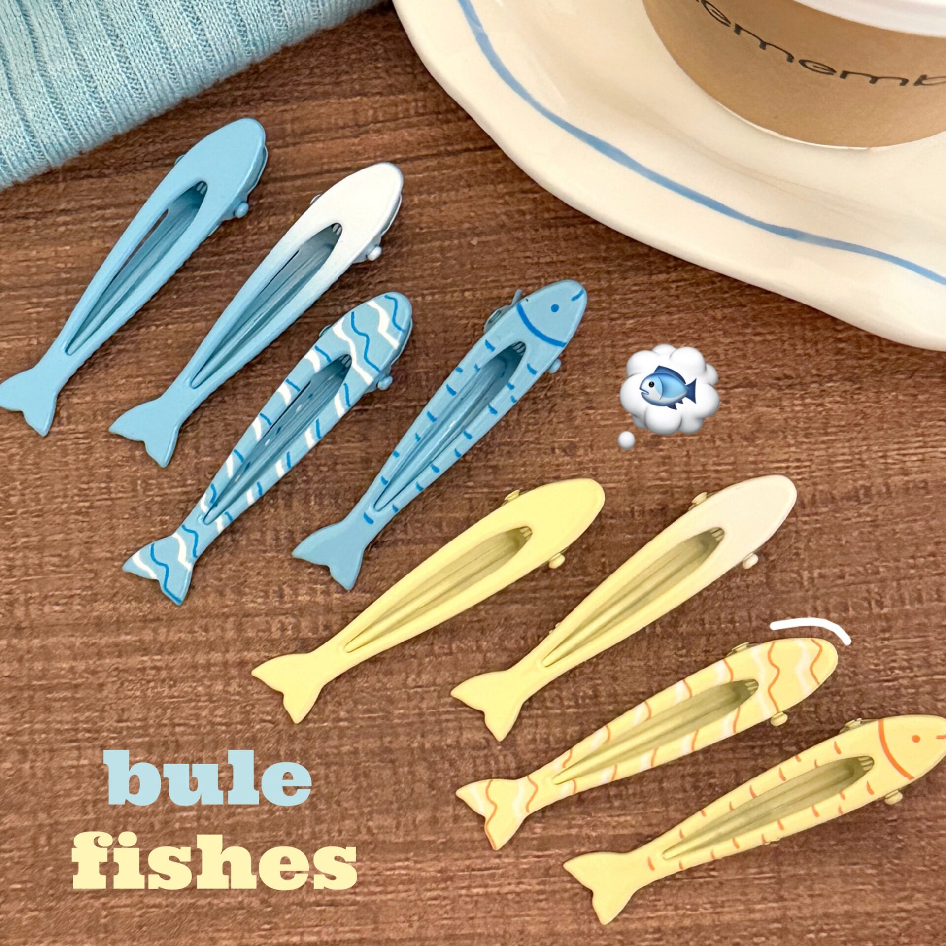 新年新款小鱼可爱发夹发饰创意刘海夹边夹小清新碎发夹头饰