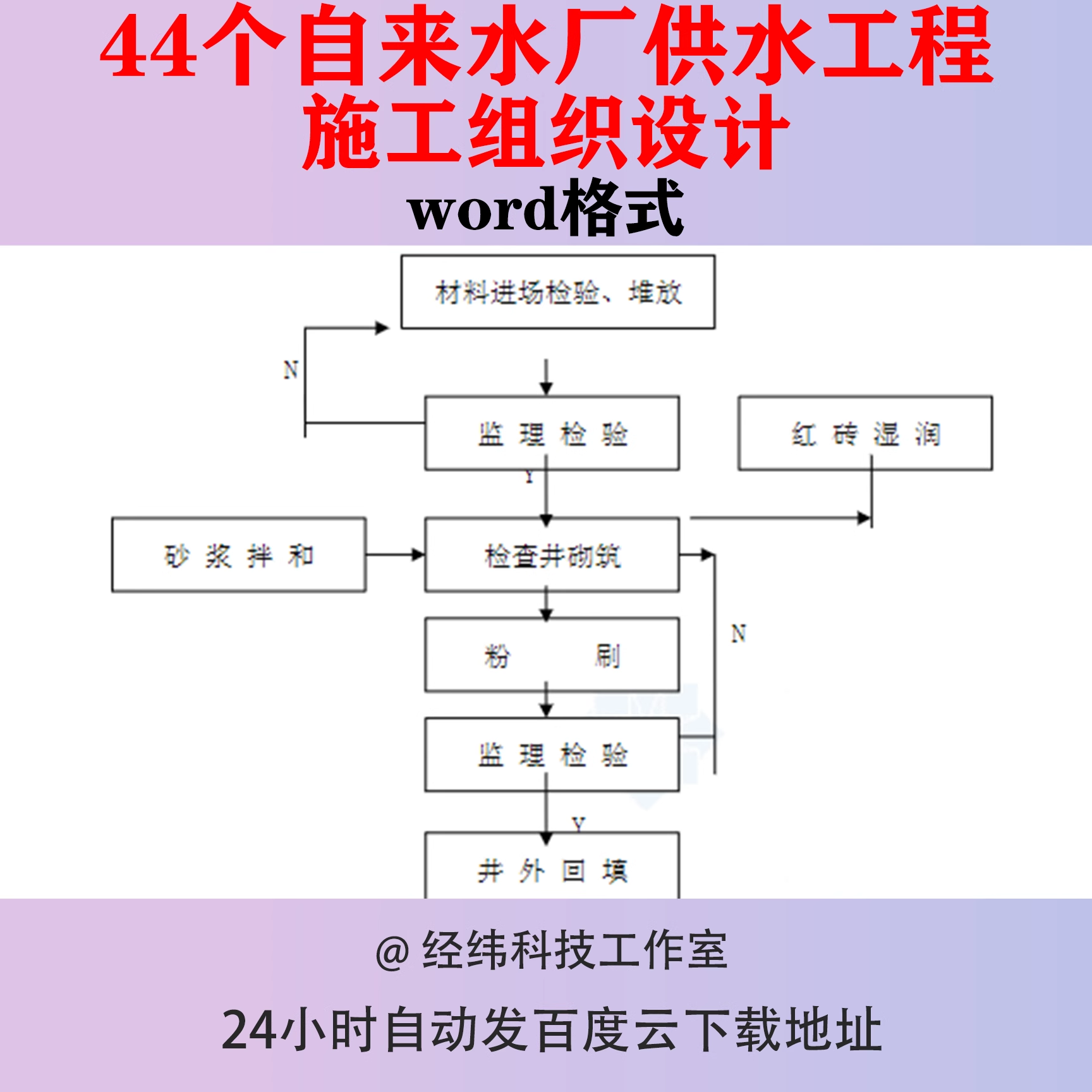 自来水厂供水工程施工组织设计储水设备投标文件管网给水管道改造