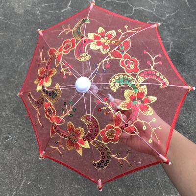 儿童迷02121你小玩具蕾道具透丝明伞绣花伞伞走秀装饰拍照伞景区