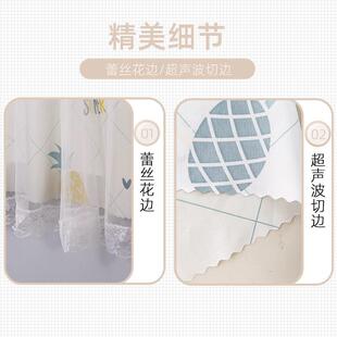 无门柜子挡帘 魔术贴布帘防尘帘 门ZY1688-C柜断帘隔遮帘自粘式半