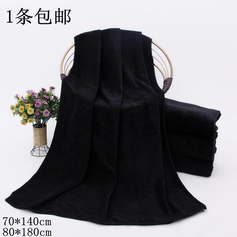 加厚黑擦车毛zhang551巾巾不掉毛强房吸水理色发店包头毛健身黑色