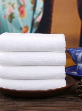白毛巾厚加白毛巾宾色馆洗浴酒店一次性不azdr4j8W掉白毛吸水色方