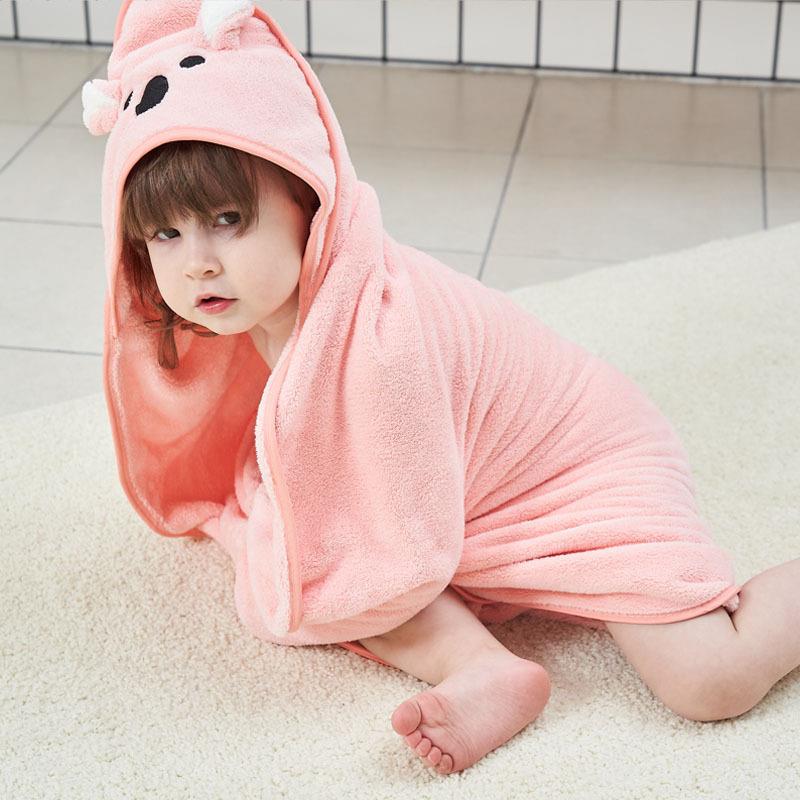 包*儿童正形浴巾G-01邮 婴幼儿卡通抱被9090方加厚盖毯斗篷宝宝沙
