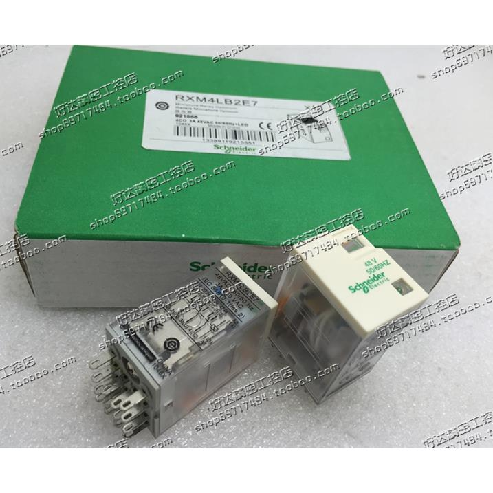 原装正品 Schneider 继电器 RXM4LB2E7 AC48V 现货全新