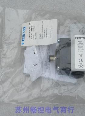 *现货销售*全新费斯托FESTO压力开关PEV-1/4-B-M12-SA 现货185421