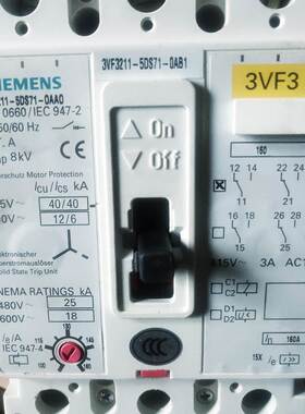 西门子 3VF3211-5DS71-0AB0 3VF3211-5DS71-0AA0 3P 160A