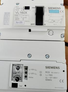 西门子 3VL1725-1EH43-0AA+3VL9112-5GA40 VL160X25A+RCD