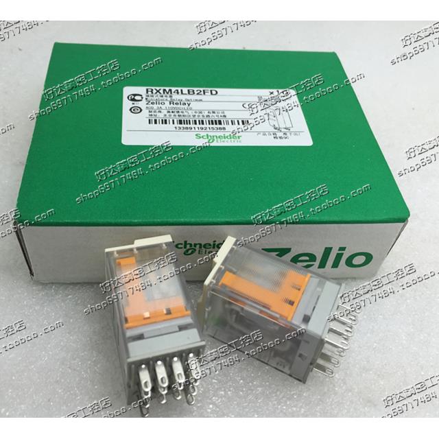 原装正品 Schneider 继电器 RXM4LB2FD DC110V 现货全新
