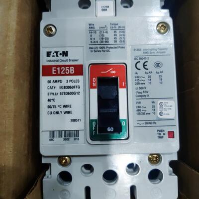 EATON EGB3060FFG E125B 60A 3P