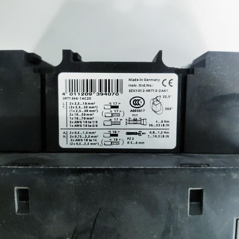 西门子 3RT1346-1AC20 24VAC