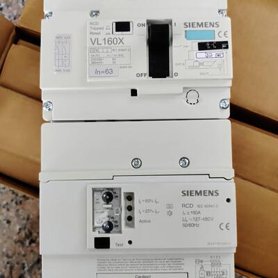 西门子 3VL1706-1EH43-0AA0+3VL9112-5GA40 VL160X63A+RCD