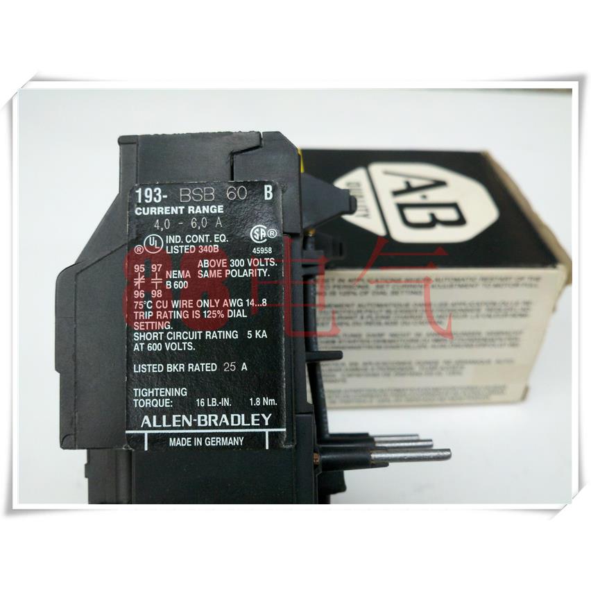 原装AB/ 193-BSB60 美国热过载继电器 193-BSB 60 B