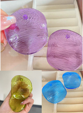 新色蛇年春晚王菲同款虾片耳环夸张耳饰明星气质耳钉原创大虾片女