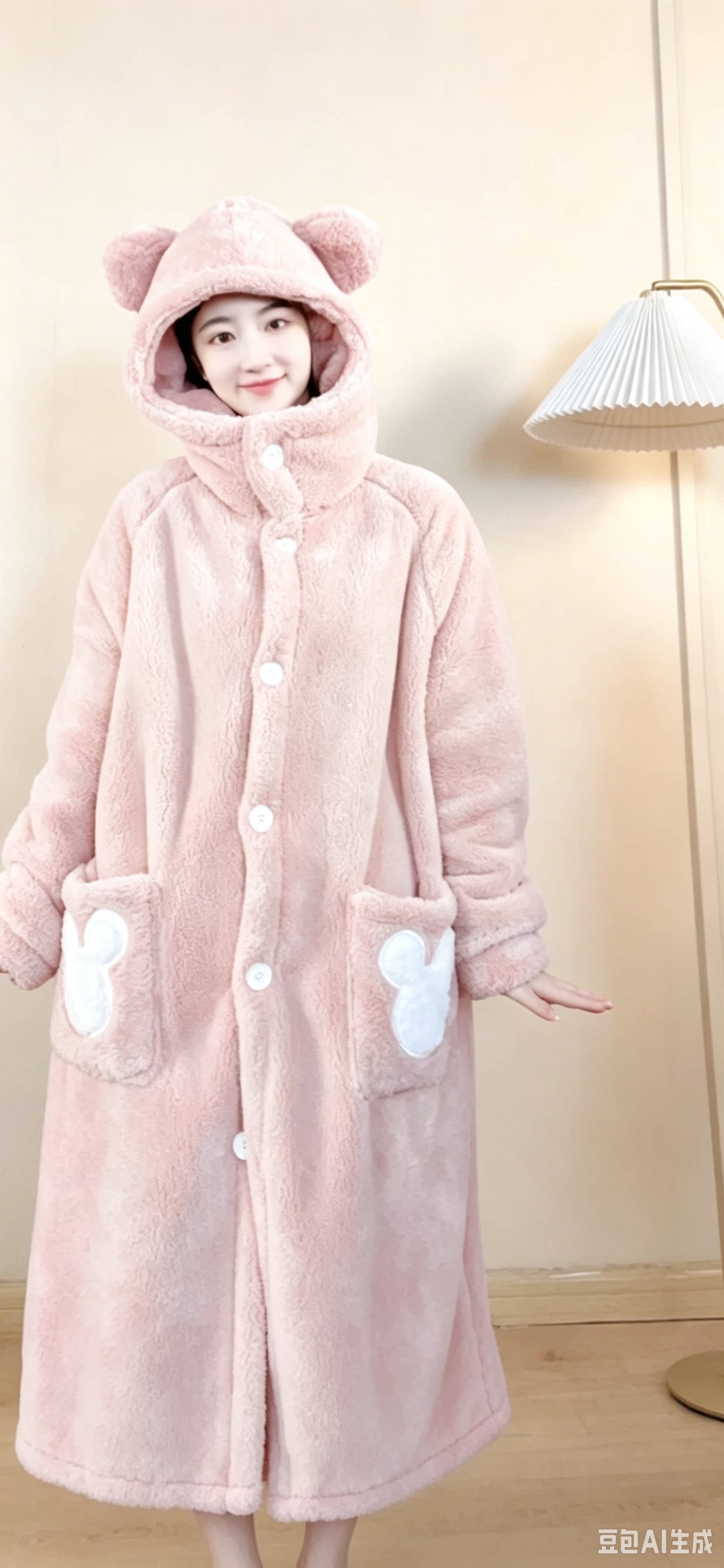 珊瑚绒睡衣女款秋冬季2026新款法兰绒加厚保暖可爱KT猫家居服套装