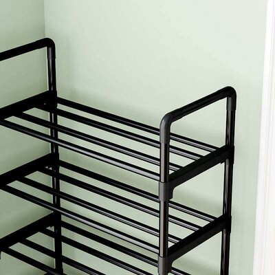 Shoe Rack Aluminum Metal Standing Shoe Rack DIY Shoes Shelf