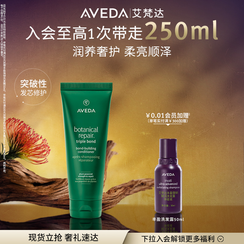 【官方正品】Aveda艾梵达真芯重塑护发素修护护发乳防干枯毛躁