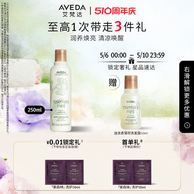 【官方正品】Aveda艾梵达迷迭香薄荷香型护发乳柔顺蓬松清爽