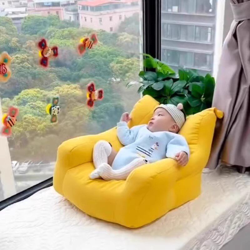 儿童沙发可坐可躺婴儿沙发小月龄小熊沙发椅可爱婴儿椅卧室沙发宝