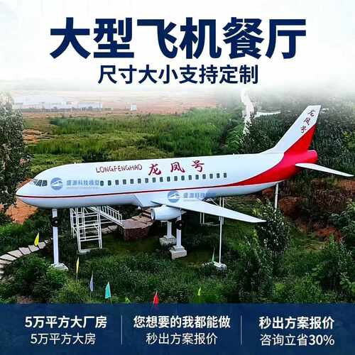 大型飞机餐厅客机模型定制