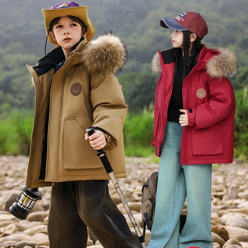 男女童同款羽绒服加厚不跑绒底价