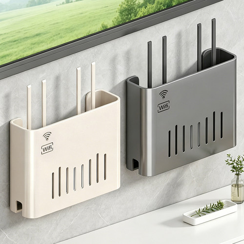 路由器放置架免打孔wifi置物架